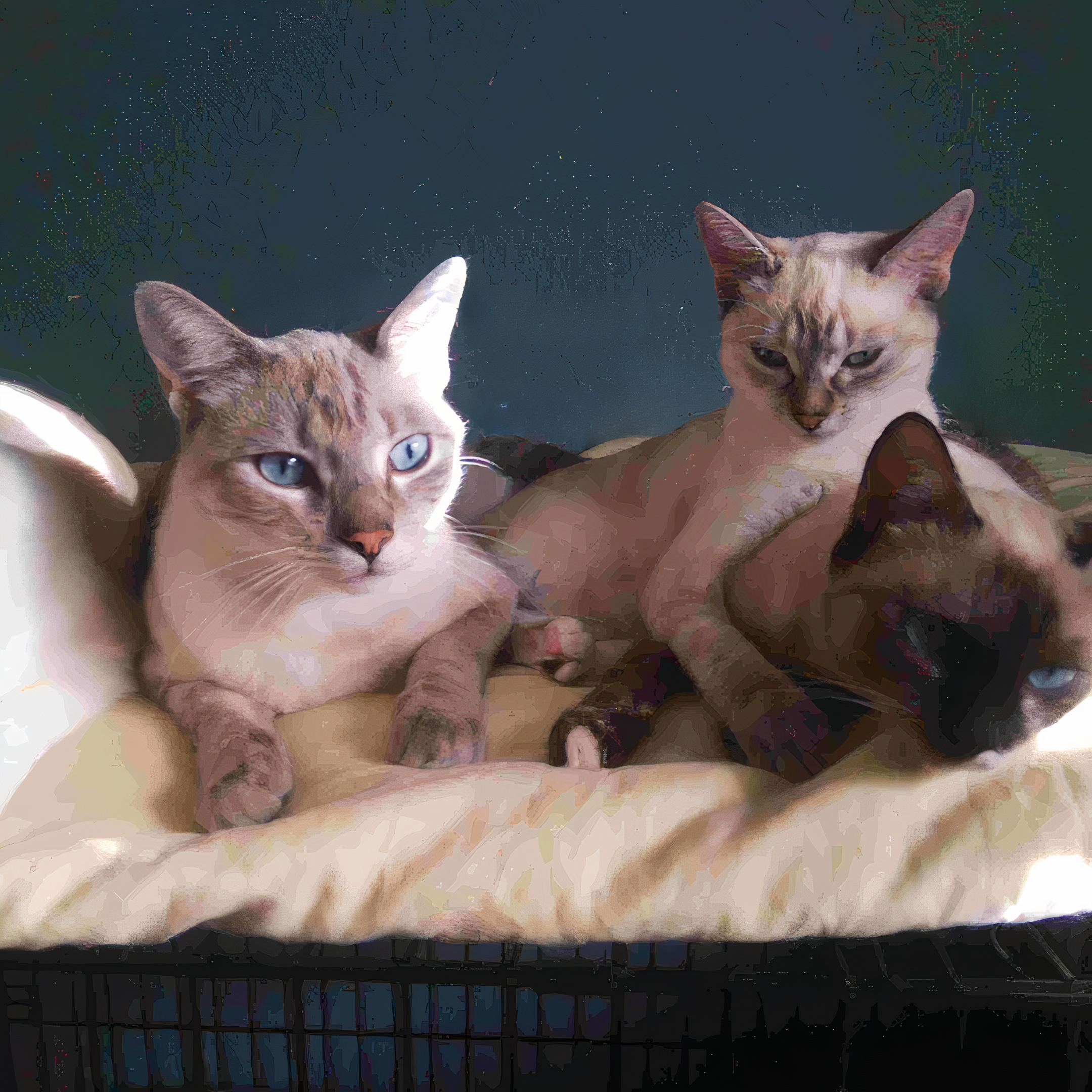 donaciones |1 imagen de un grupo de gatitos tumbados